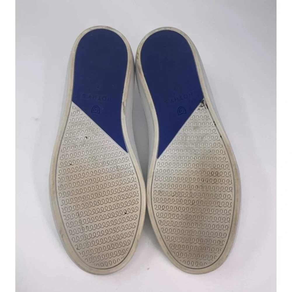 Rothy's‎ The Original Slip On Sneaker Women's 7 Bright White Textile Minimalist